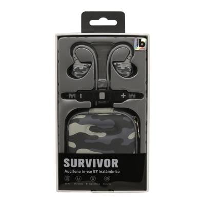 Aud fonos In Ear Survivor Bluetooth Inal mbricos Negros Walmart