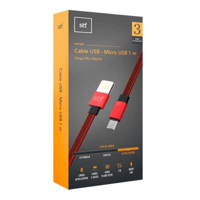 Cable para celular, STF Tipo USB - Micro USB