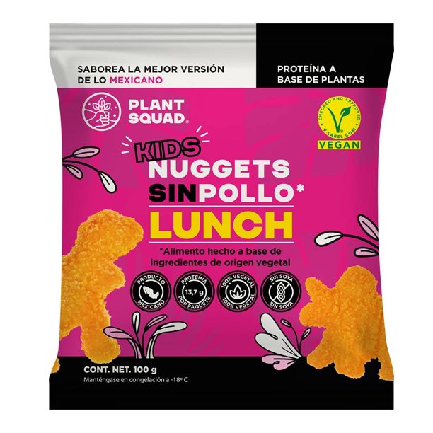 Nuggets Plant Squad sin pollo dinosaurios 100 g