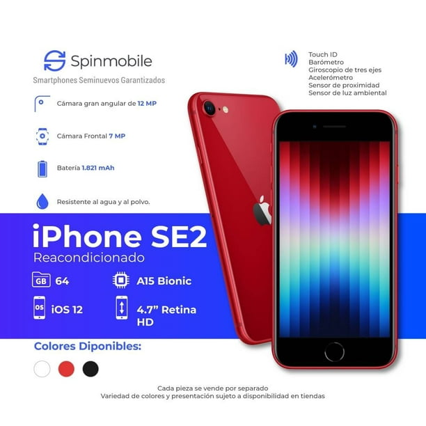 iPhone 8 64GB (Red) Reacondicionado – Spinmobile