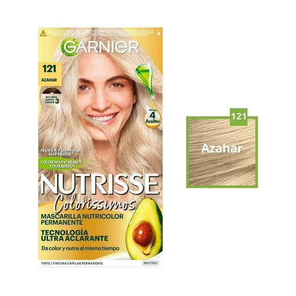 Tinte para cabello Garnier Nutrisse coloríssimos 121 azahar