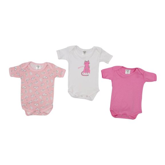 Pañaleros Simply Basic Talla 0 Meses Multicolor para Bebé 3 Piezas