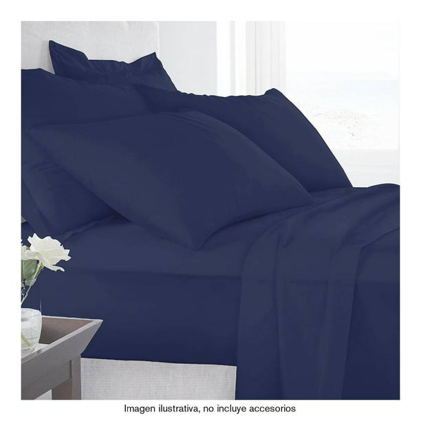 Juego de sábanas 4 piezas Tamaño protector de colchón 90 x 190/200 cm Juego  de Sábanas de 4 Piezas Azul claro