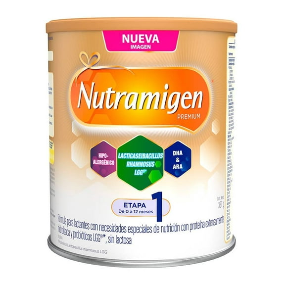 Fórmula para lactantes Nutramigen Premium etapa 1 de 0 a 12 meses 357 g