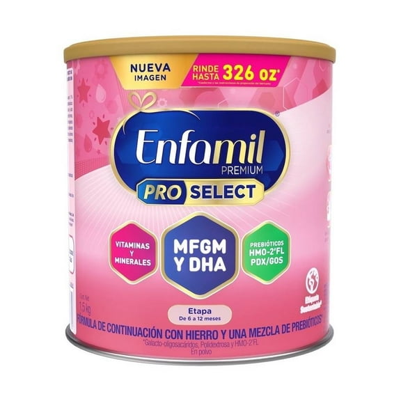 Fórmula de continuación Enfamil Premium Pro Select etapa 2 de 6 a 12 meses 1.5 kg