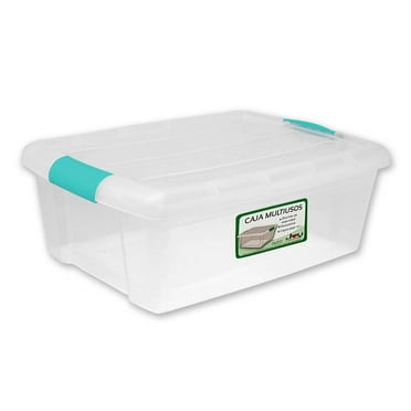 Caja Multiusos Grande Tapa C/broches Plástico Resistente