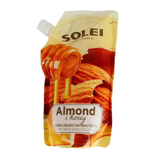 Jabón Líquido Prichos Solei para Manos Aroma a Almendras y Miel 600 ml