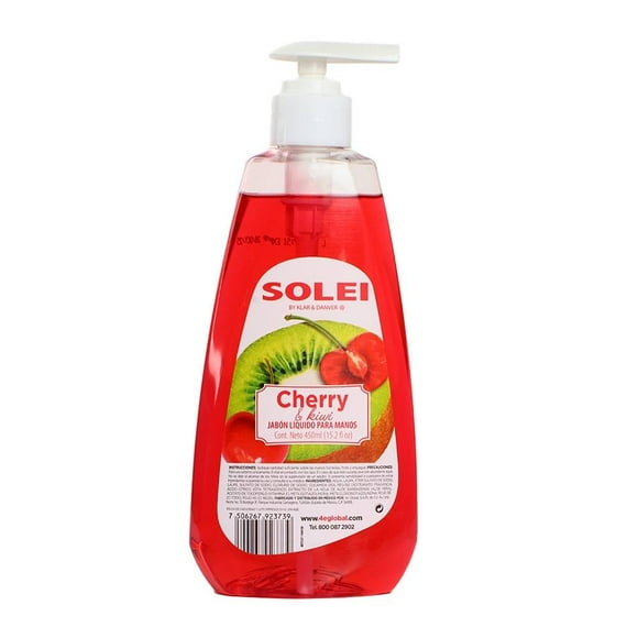 Jabón Líquido Prichos Solei para Manos Aroma a Cereza y Kiwi 450 ml