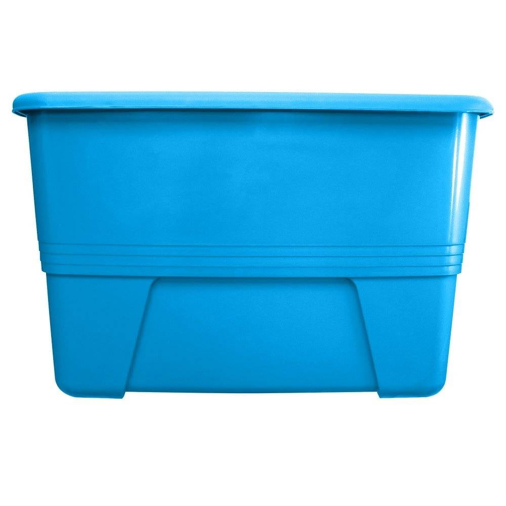 Caja organizadora 10 litros 38x26x13 cm azul