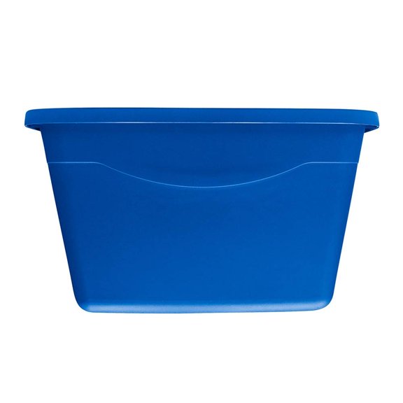 Caja Plastictrends Miami Plástico con Tapa Azul 68 L