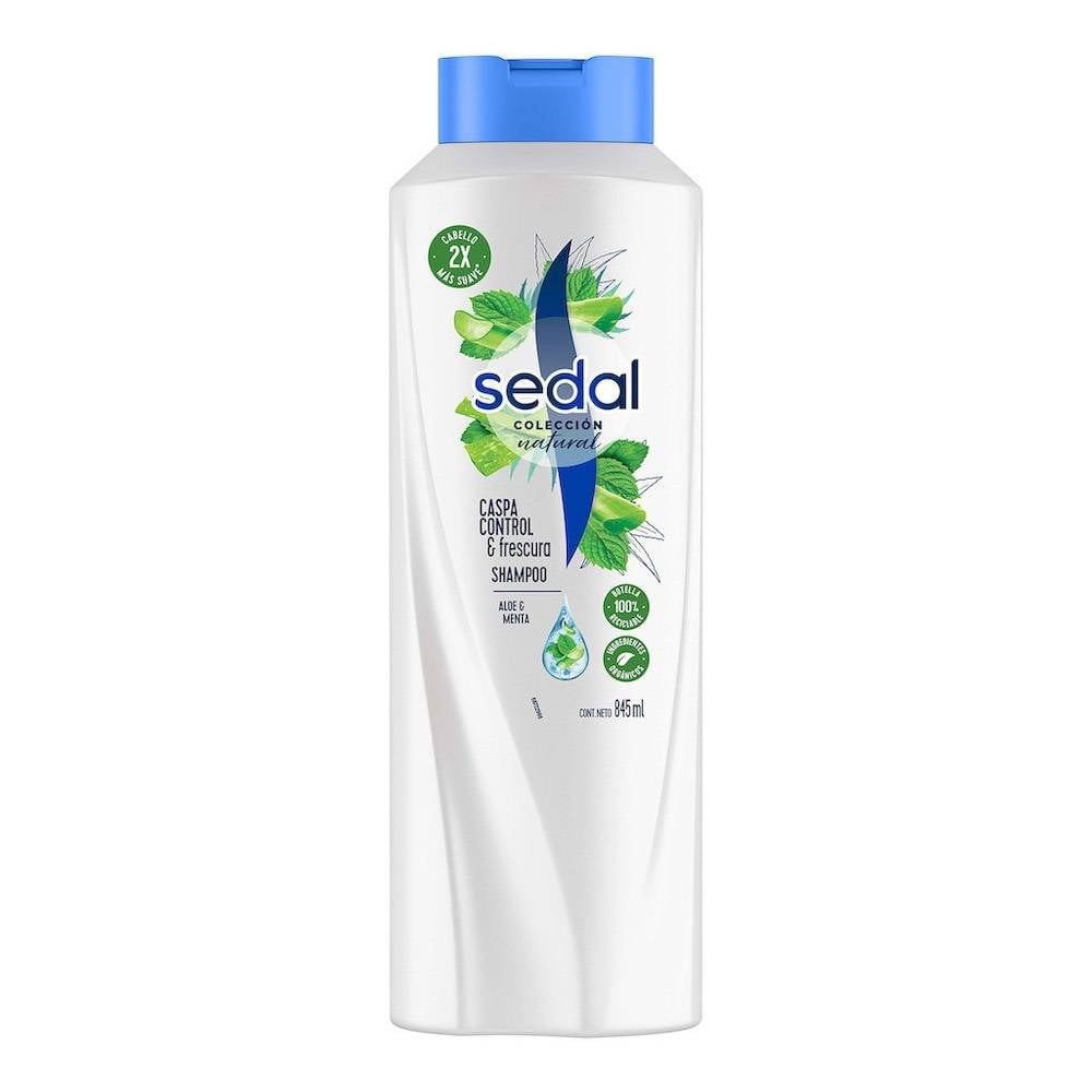 Shampoo Sedal control caspa y frescura aloe y menta 845 ml | Walmart