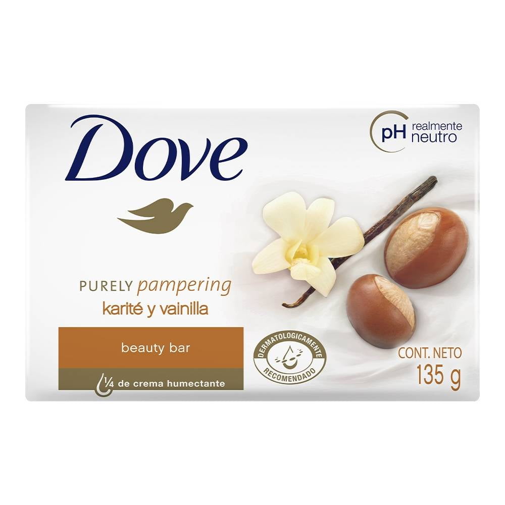 Jabón de tocador Dove karité y vainilla 135 g