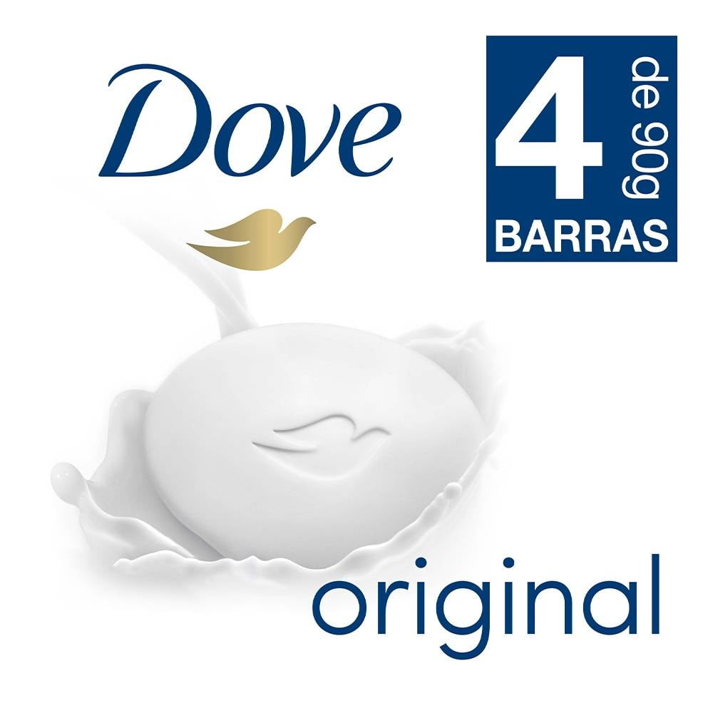 Jabón en barra Dove multipack original 360 g 4 pzas