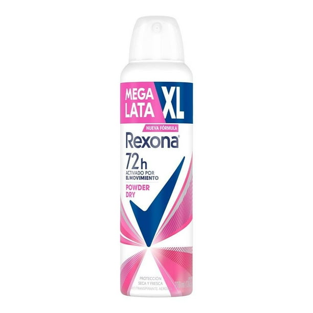 Rexona Sexy desodorante 90g aerosol lata Bouquet Mujer 72 horas.