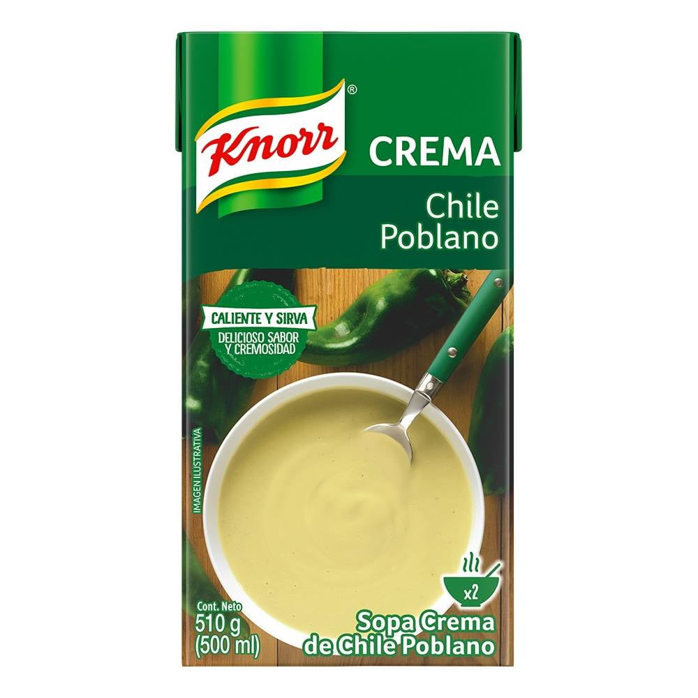 Crema Knorr chile poblano 500 ml | Walmart