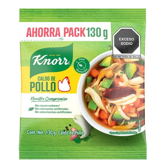 Caldo de Pollo Knorr en polvo 130g