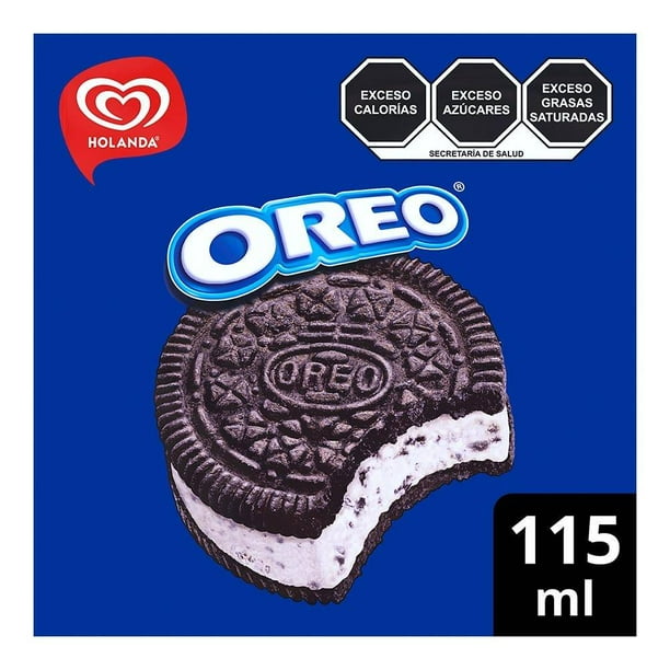 Sándwich de helado Holanda Oreo sabor vainilla con galleta 115 ml