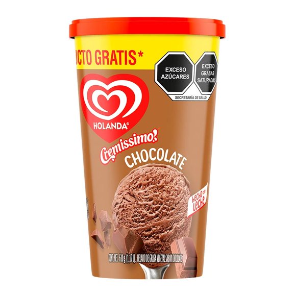 Helado Holanda sabor chocolate 1.17 l