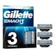 thumbnail image 1 of Cartucho de rastrillo Gillette Mach3 con 3 hojas para rasurar al ras, 3 pzas, 1 of 4