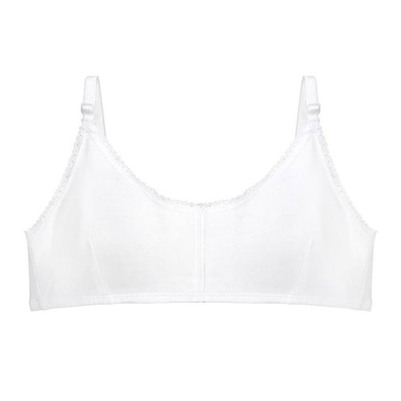 Brasier Carnival Teens para Niña Juvenil, Blanco Talla 16X