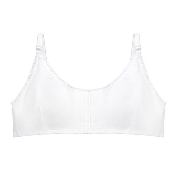 Brasier Carnival Teens para Niña Juvenil, Blanco Talla 16X