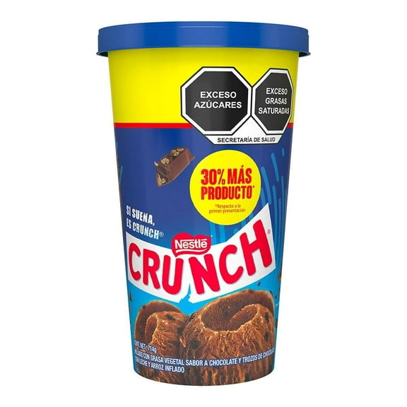 Helado Nestlé Crunch con trozos de chocolate 714 g