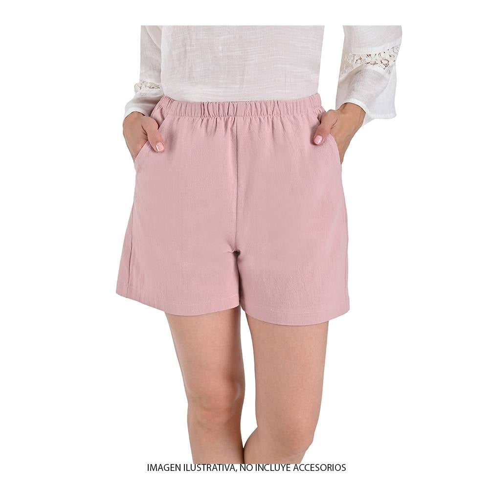 Short George Talla CH de Manta Liso Rosa Walmart