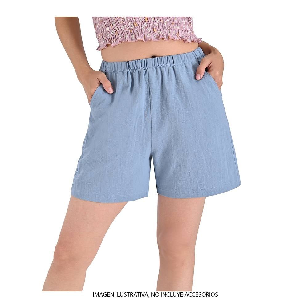 Short George Talla G de Manta Liso Denim Walmart