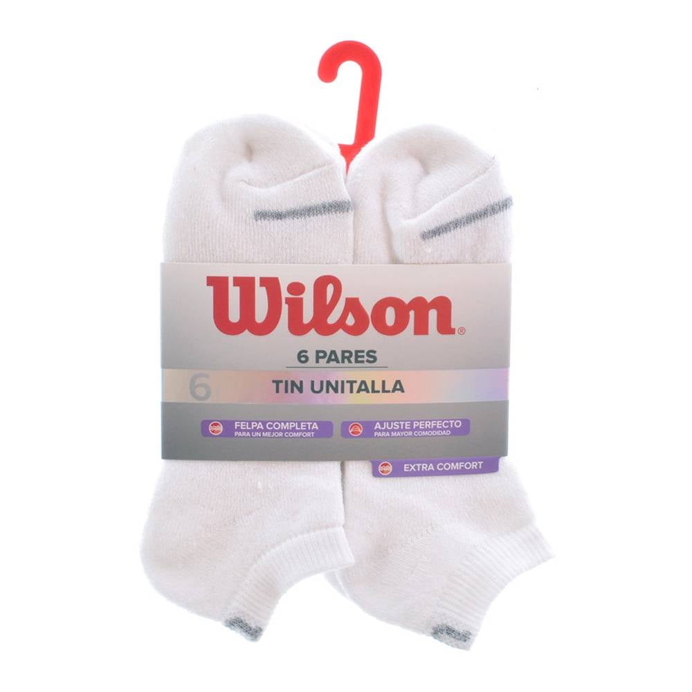 Pack 3 Pares de Calcetines Wilson No Show Mujer blanco  Compra el Pack de  calcetines Wilson en color blanco tobilleros , ideale