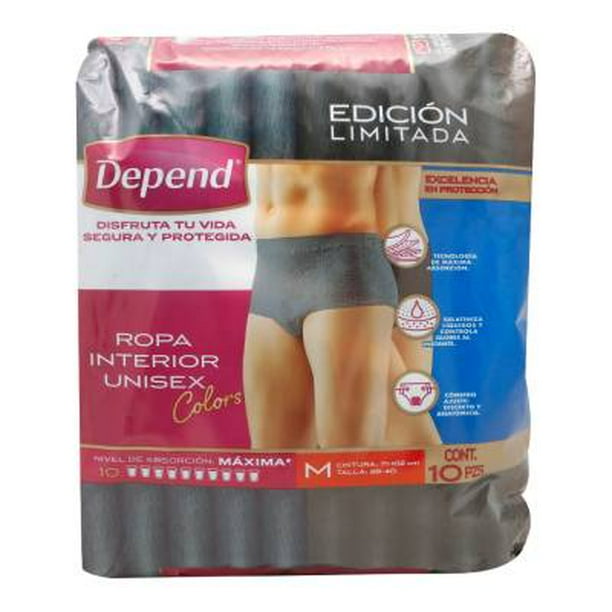 Depend Ropa Interior Mujer Mediana con 10 pz - Mi Tienda del Ahorro