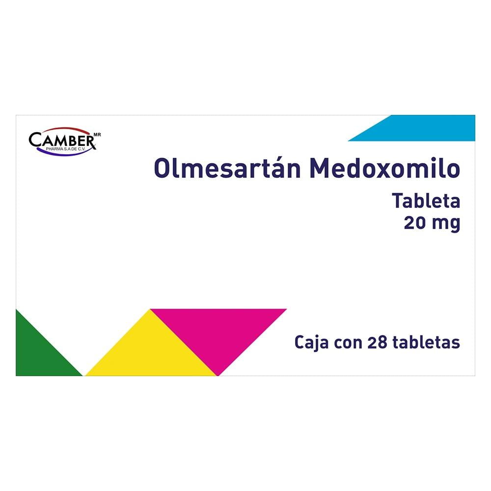 Olmesartán Medoxomilo 20 Mg 28 Tabletas Walmart 0708