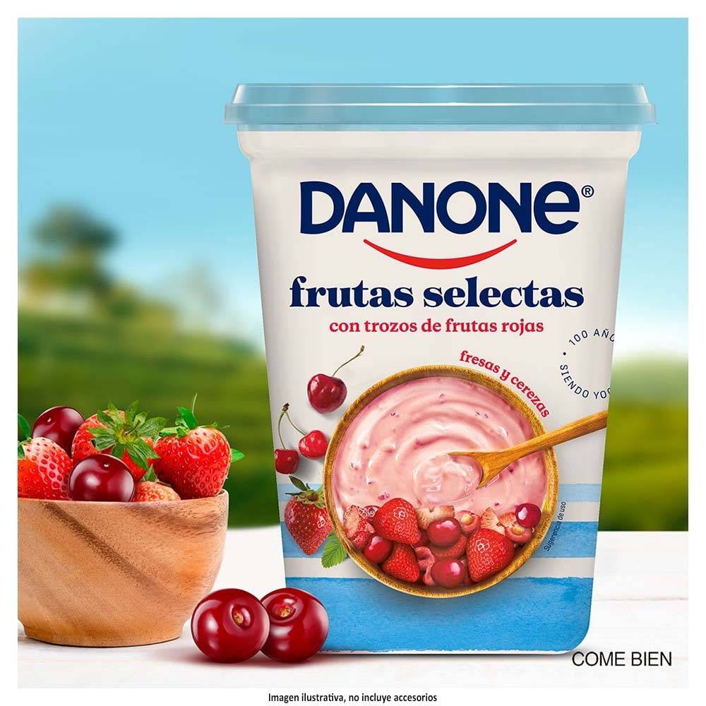 Yoghurt Danone Frutas Selectas con Fresa y Moras 900g