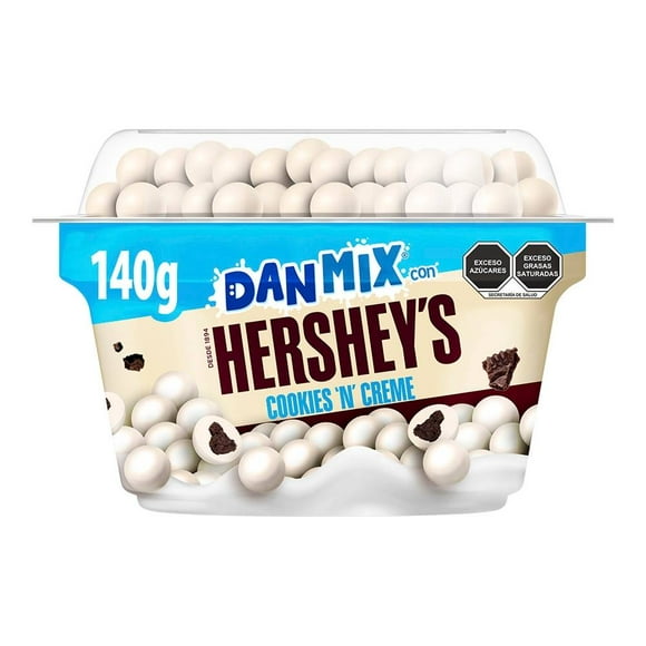 Yoghurt Danmix cookies and cream con Hersheys 140 g