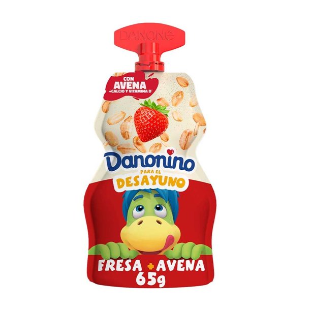 Queso Petite Suisse Danonino Desayuno Sabor Fresa 65g