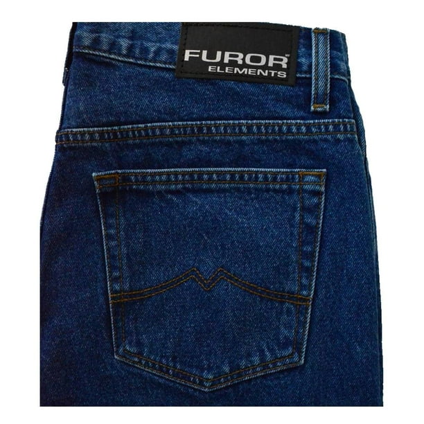 Jeans Furor 36 Straight Azul Oscuro Walmart