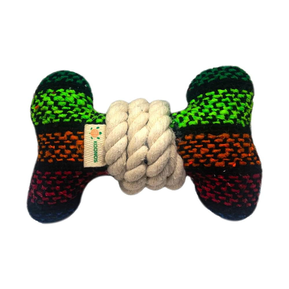 Juguete para Perro Pets&More Pelota con Cuerda y Nudo Varios Colores 1 Pza