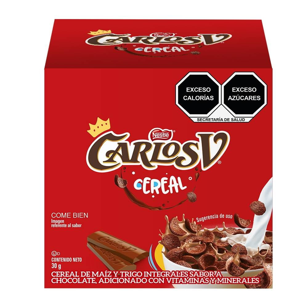 Cereal Nestlé Carlos V sabor chocolate 30 g
