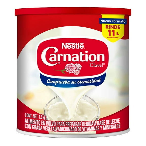 Alimento en polvo para preparara bebida Carnation clavel 1.3 kg