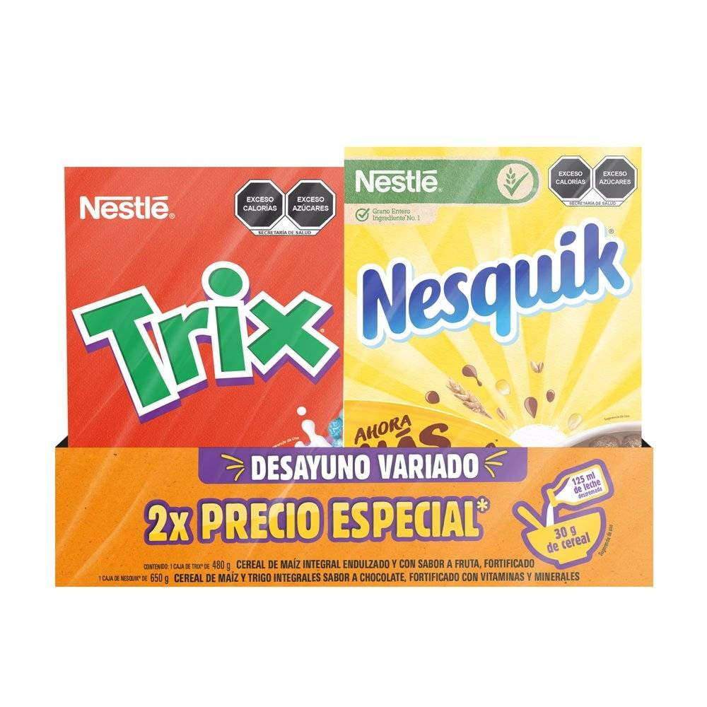 Cereal De Maíz Y Trigo Sabor Chocolate Nesquik Nestle