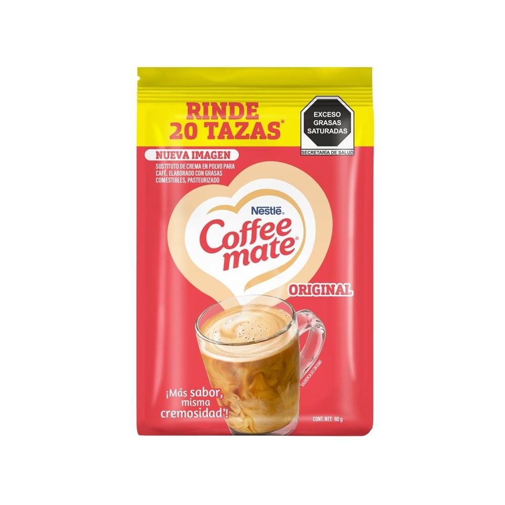sustituto de crema para cafe coffee mate polvo original 10 sobres de 34 g