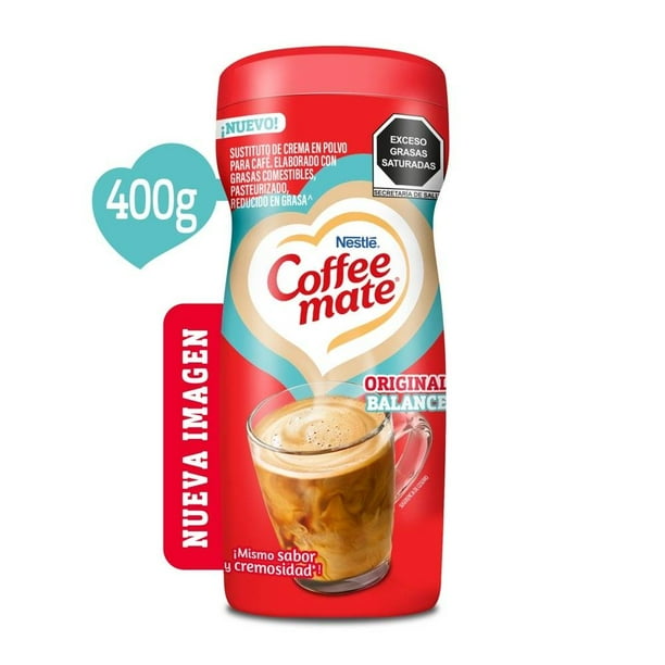 Sustituto de crema para café Coffee Mate original balance 400 g