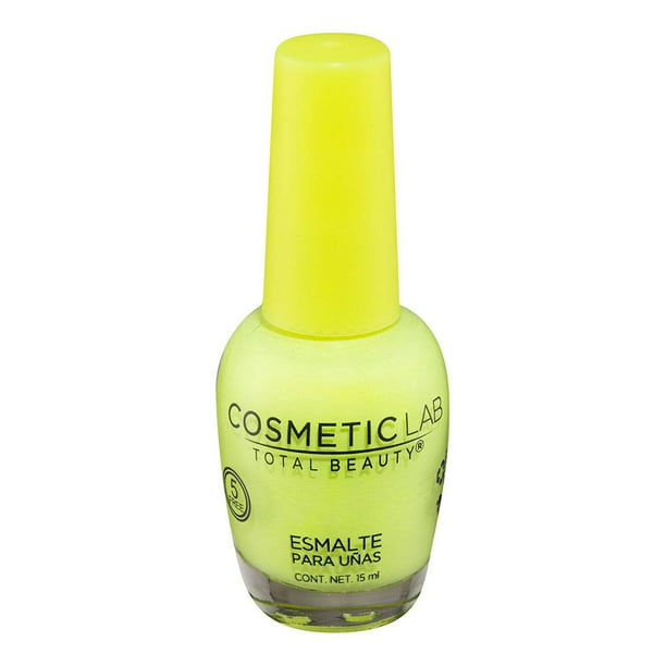 Esmalte para uñas Cosmetic Lab Total Beauty amarillo neón 15 ml | Walmart