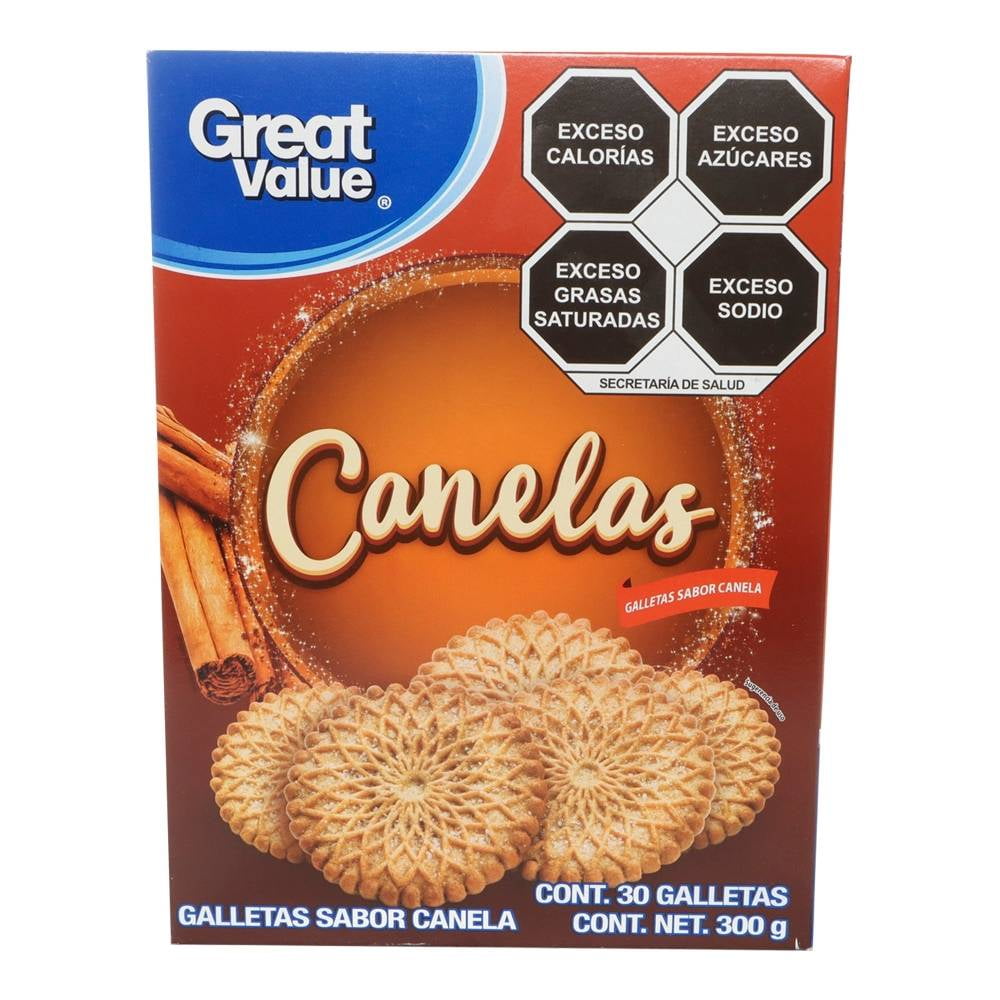 Galleta Great Value Sabor Canela 300 G Walmart 2289