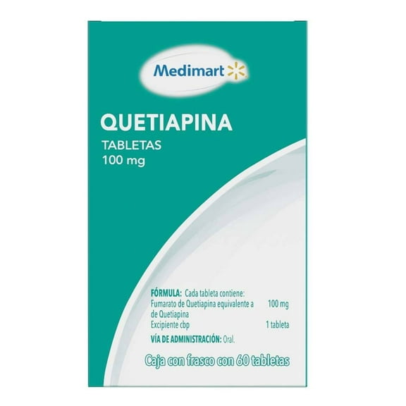 Quetiapina Medimart 100 mg 60 tabletas