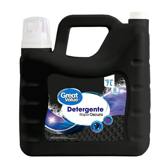 Detergente líquido Great Value oscuros radiantes 7 l
