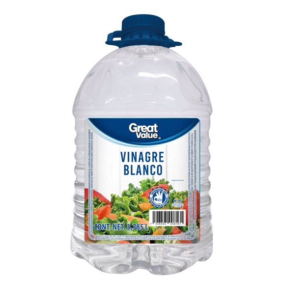 Vinagre blanco Great Value de caña 3.785 l