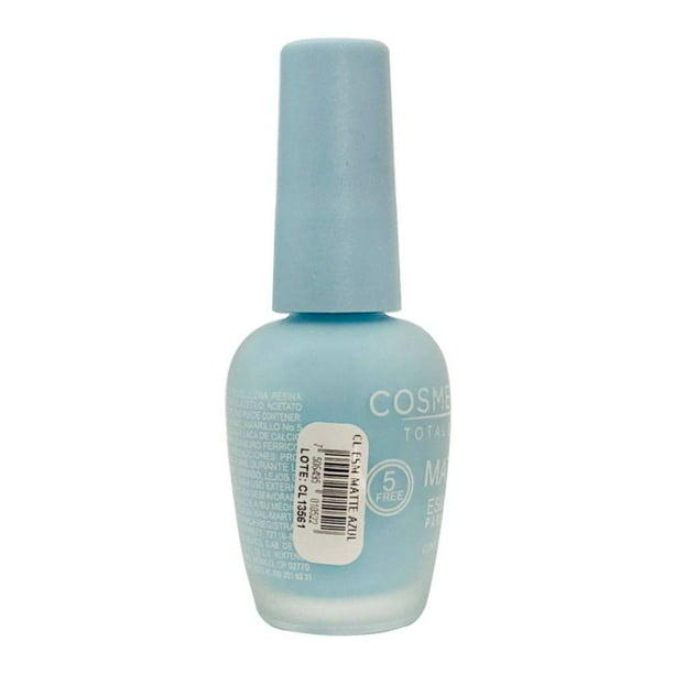 Esmalte para uñas Cosmetic Lab matte azul 15 ml | Walmart
