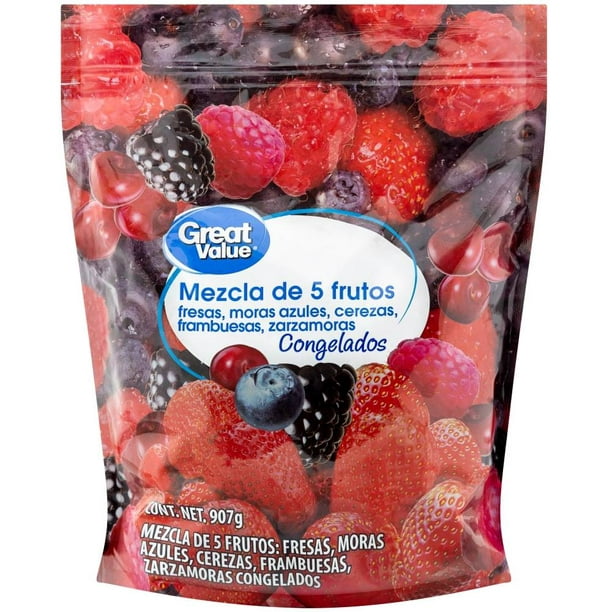 Mix de frutos rojos congelados Grat Value 907 g