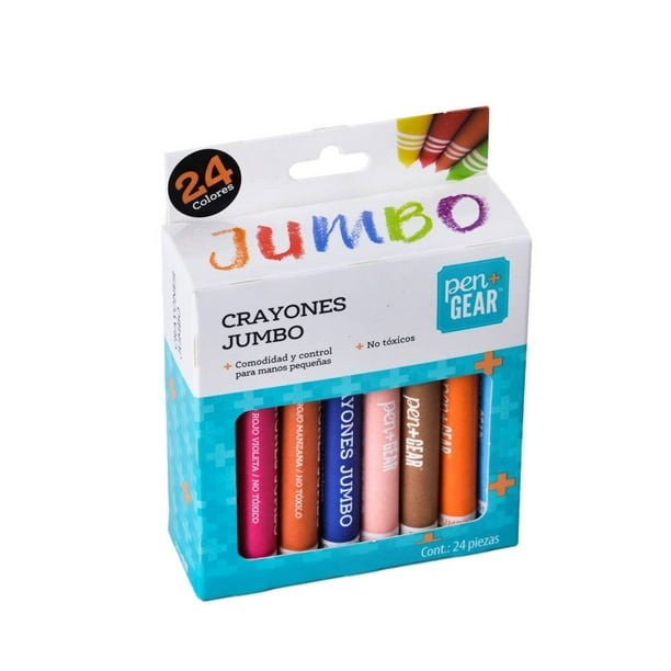 Crayones Pen+Gear Jumbo 24 Colores