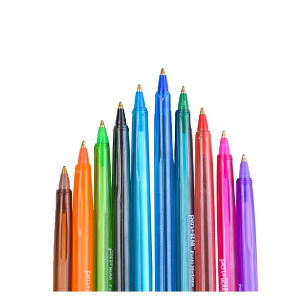 Bolígrafos Retráctiles Pen+Gear 3 Piezas Colores Básicos Negro, Azul y Rojo